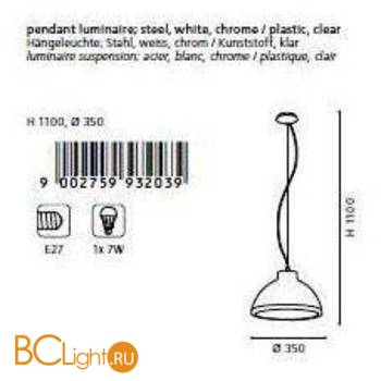 Подвесной светильник Eglo Debed1 93203 - Схема