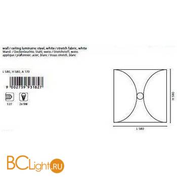 Настенно-потолочный светильник Eglo Dynamic1 93182 - Схема