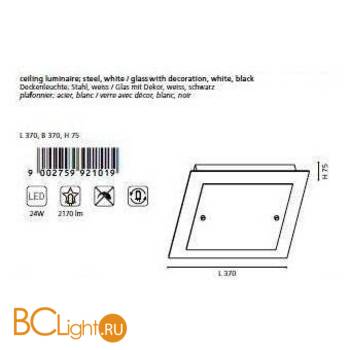 Потолочный светильник Eglo Eleana 92101 - Схема