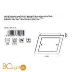 Потолочный светильник Eglo Eleana 92101 - Схема