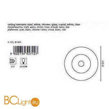 Потолочный светильник Eglo Ellera 92712 - Схема