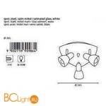 Спот (точечный светильник) Eglo Enea 90986 - Схема
