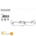 Спот (точечный светильник) Eglo Eridan 90835 - Схема