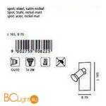 Спот (точечный светильник) Eglo Eridan 90822 - Схема