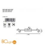 Спот (точечный светильник) Eglo Eridan 90825 - Схема