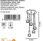 Подвесной светильник Eglo Fabiana 90577 - Схема