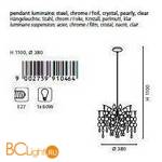 Подвесной светильник Eglo Fedra 91046 - Схема