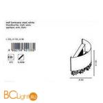 Бра Eglo Fenella 92133 - Схема