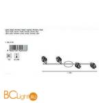 Спот (точечный светильник) Eglo Figu 92033 - Схема