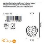 Подвесной светильник Eglo Filetta 92988 - Схема