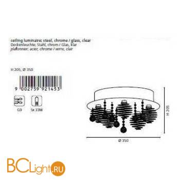 Потолочный светильник Eglo Fioretto 92145 - Схема