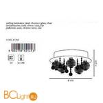 Потолочный светильник Eglo Fioretto 92145 - Схема