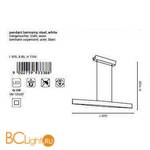 Подвесной светильник Eglo Fornes 93338 - Схема
