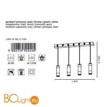 Подвесной светильник Eglo Fosforo 92245 - Схема