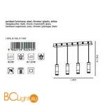 Подвесной светильник Eglo Fosforo 92245 - Схема
