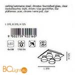 Потолочный светильник Eglo Frossini 92216 - Схема