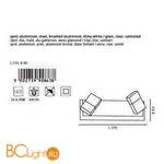 Спот (точечный светильник) Eglo Gemini 90863 - Схема