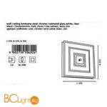 Настенно-потолочный светильник Eglo Genua1 90692 - Схема