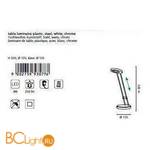 Настольная лампа Eglo Gexo 93077 - Схема