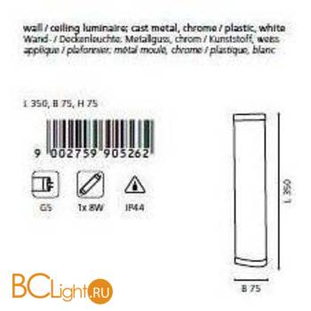 Настенно-потолочный светильник Eglo Gita1 90526 - Схема