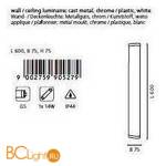 Настенно-потолочный светильник Eglo Gita1 90527 - Схема