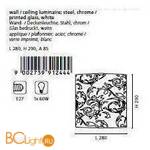 Настенно-потолочный светильник Eglo Grafik 91244 - Схема