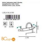 Бра Eglo Granada 85817 - Схема