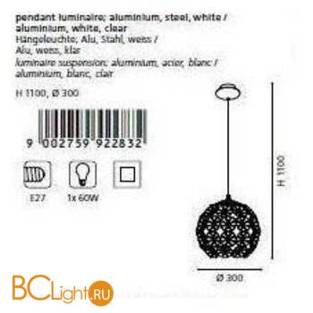 Подвесной светильник Eglo Hanifa 92283 - Схема