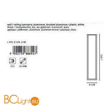Настенно-потолочный светильник Eglo Idun 88894 - Схема