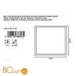 Настенно-потолочный светильник Eglo Idun 88893 - Схема