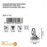 Встраиваемый спот (точечный светильник) Eglo Igoa 93223 - Схема