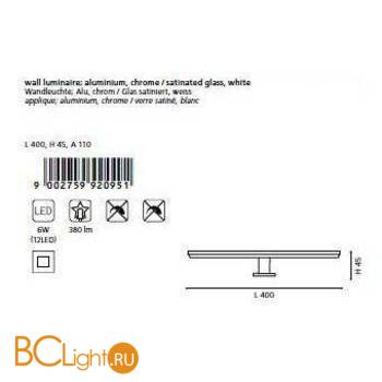Подсветка для картин Eglo Imene 92095 - Схема