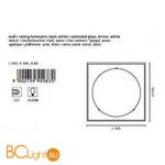 Настенно-потолочный светильник Eglo Kely 90583 - Схема