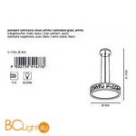 Подвесной светильник Eglo La Casedda 91477 - Схема
