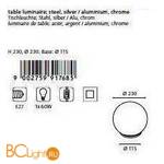 Настольная лампа Eglo Lalita 91768 - Схема