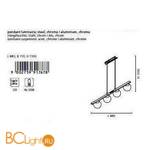 Подвесной светильник Eglo Lalita 91767 - Схема