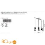 Подвесной светильник Eglo Lamas 93113 - Схема