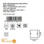 Настенно-потолочный светильник Eglo Led Borgo2 91851 - Схема