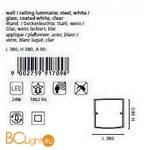 Настенно-потолочный светильник Eglo Led Corriente 91709 - Схема