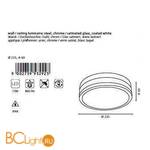 Настенно-потолочный светильник Eglo Led Palermo 93292 - Схема