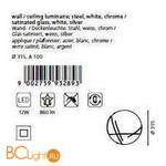 Настенно-потолочный светильник Eglo Led Raya 93289 - Схема