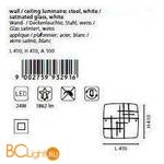 Настенно-потолочный светильник Eglo Led Raya 93291 - Схема