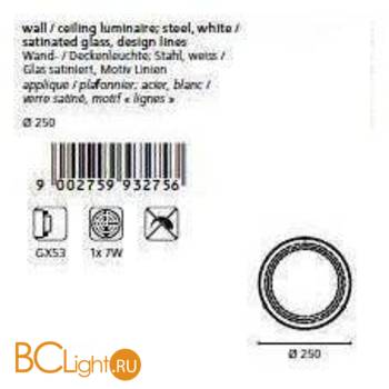 Настенно-потолочный светильник Eglo Led Twister 93275 - Схема