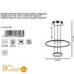 Подвесной светильник Eglo Lemos 93008 - Схема