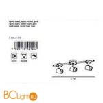 Спот (точечный светильник) Eglo Leonie 92126 - Схема