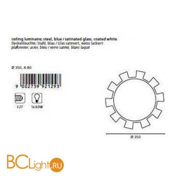 Потолочный светильник Eglo Leonie 92129 - Схема