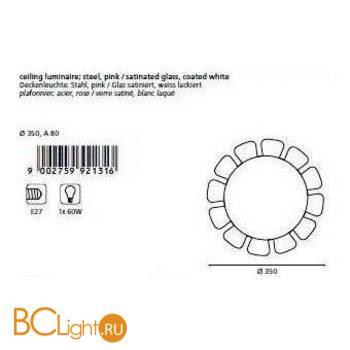 Потолочный светильник Eglo Leonie 92131 - Схема