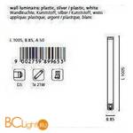 Бра Eglo Lika 89965 - Схема