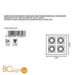 Спот (точечный светильник) Eglo Loke1 91355 - Схема