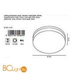 Потолочный светильник Eglo Lora 90569 - Схема